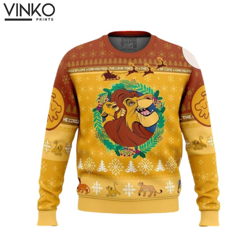 NW Christmas The Lion King Disney Ugly Christmas Sweater